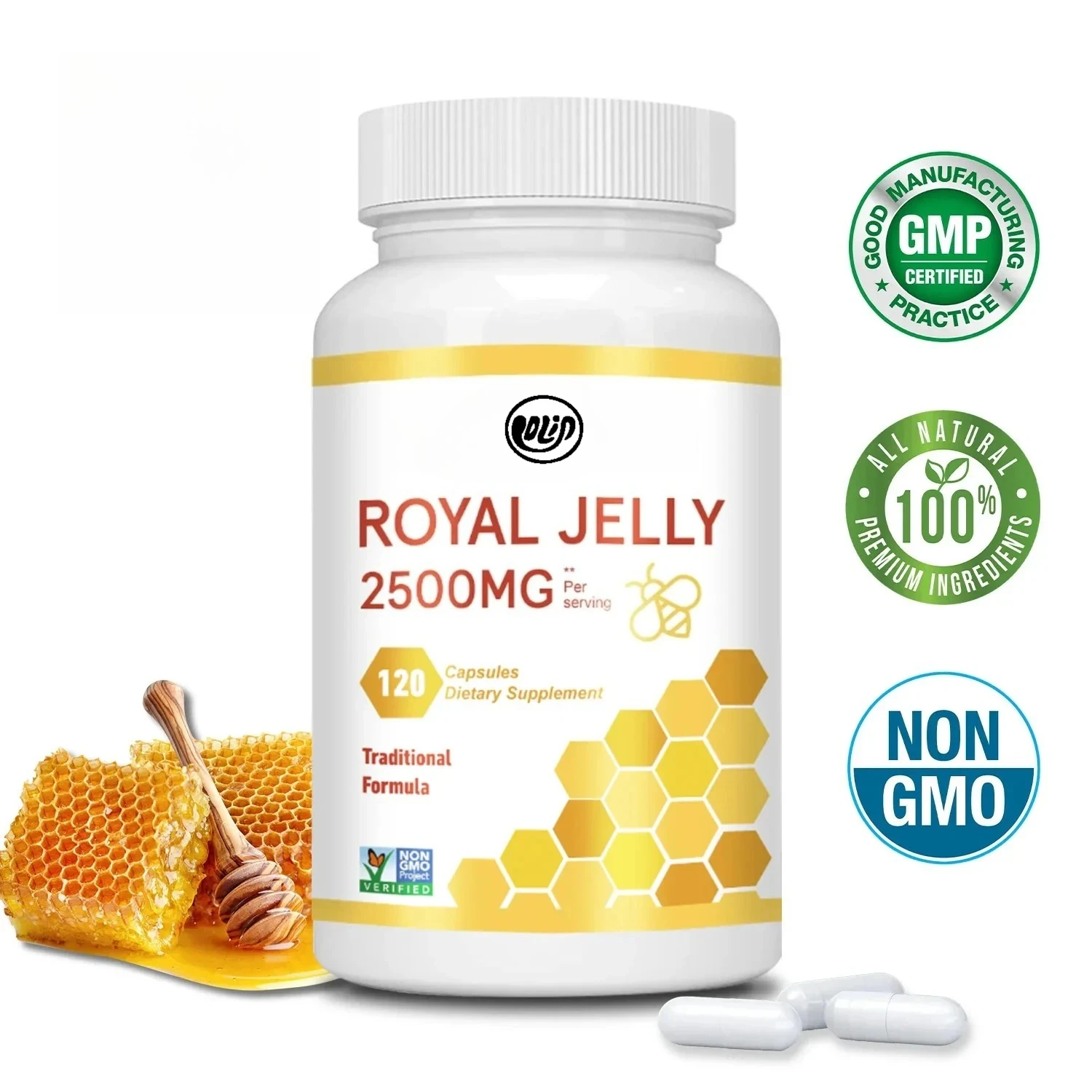 

Капсулы Royal Jelly — поддерживают уровни энергии, повышают иммунную систему