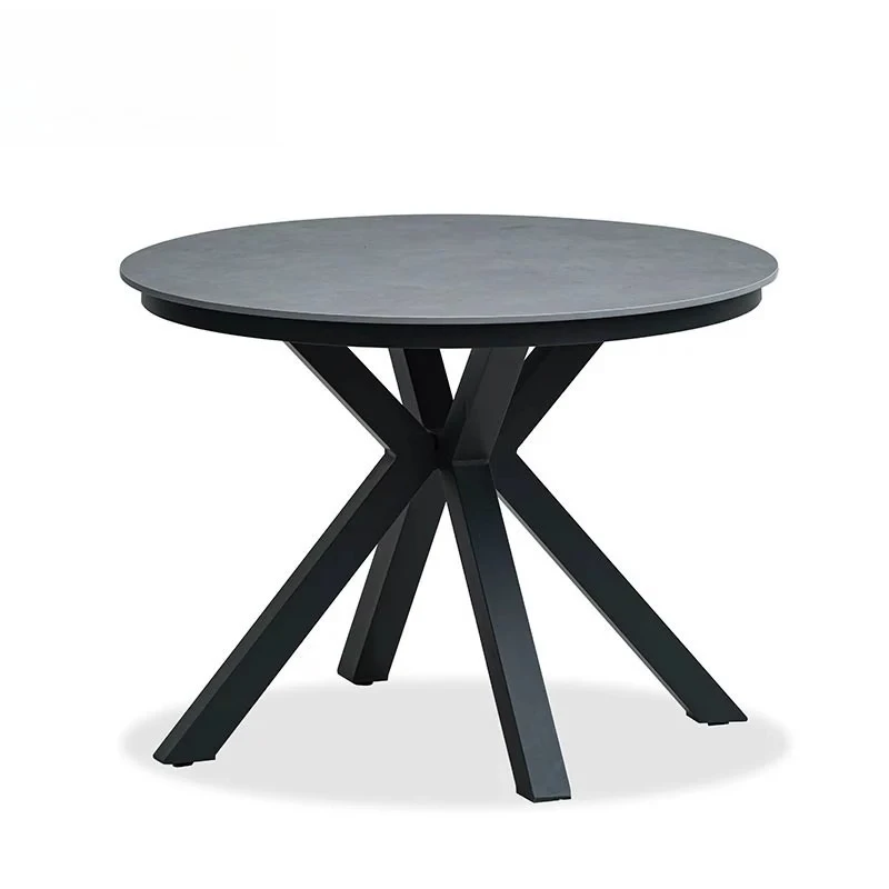 

Outdoor leisure villa courtyard table and chairs garden outdoor rock slab dining table and chairs furniture hotel bed