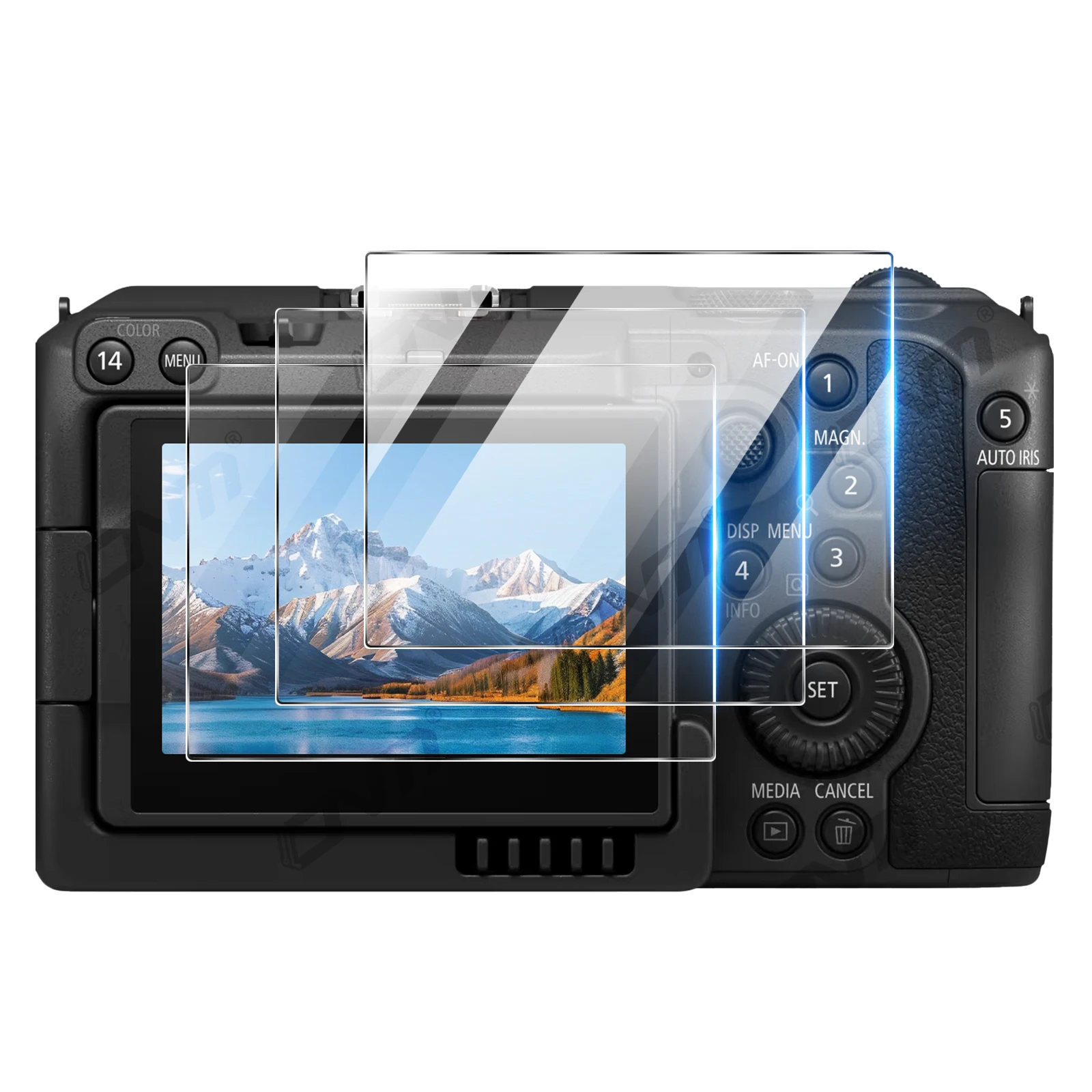 1-3PCS Tempered Glass for Canon EOS C50, Screen Protector Glass 9H Premium HD Anti-scratch Film For C50 Camera Accessories
