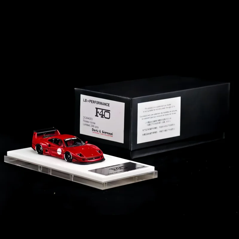 APAxpo 1:64 2025 Foshan Modificatie Tentoonstelling R35 GT-RR LB F40 hars automodel, verzamelornament, echt op voorraad