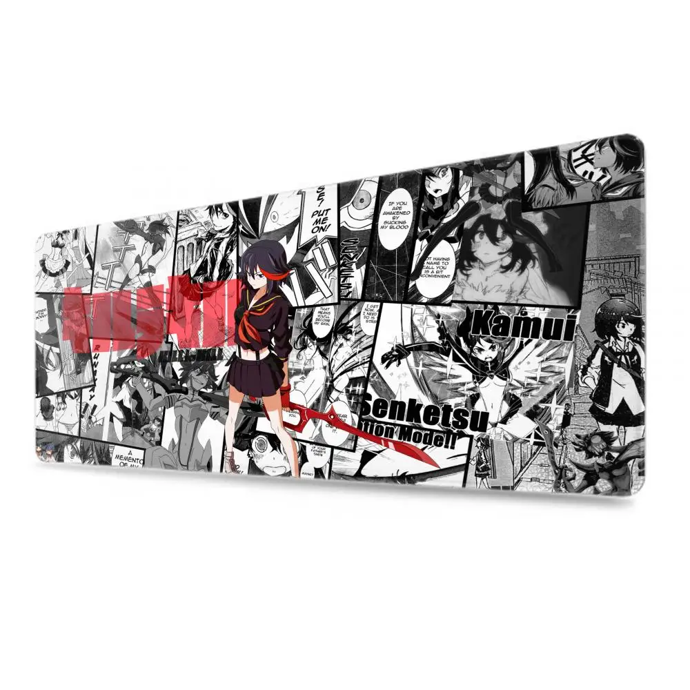 Anime Kill La Kill  Desk Mouse Pad Cute Matoi Ryuuko HD Desk Pad Extended Gaming Keyboard Mats Large XXL Gamer Mousepad 90x40