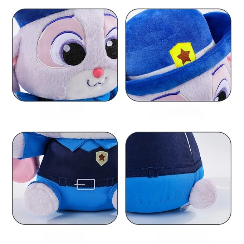 30/50cm Crazy Zootopia Anime Nick Judy Plush Doll Toy Cartoon Plush Stuffed Doll Room Decoration Children's Kawaii Toys Gift
