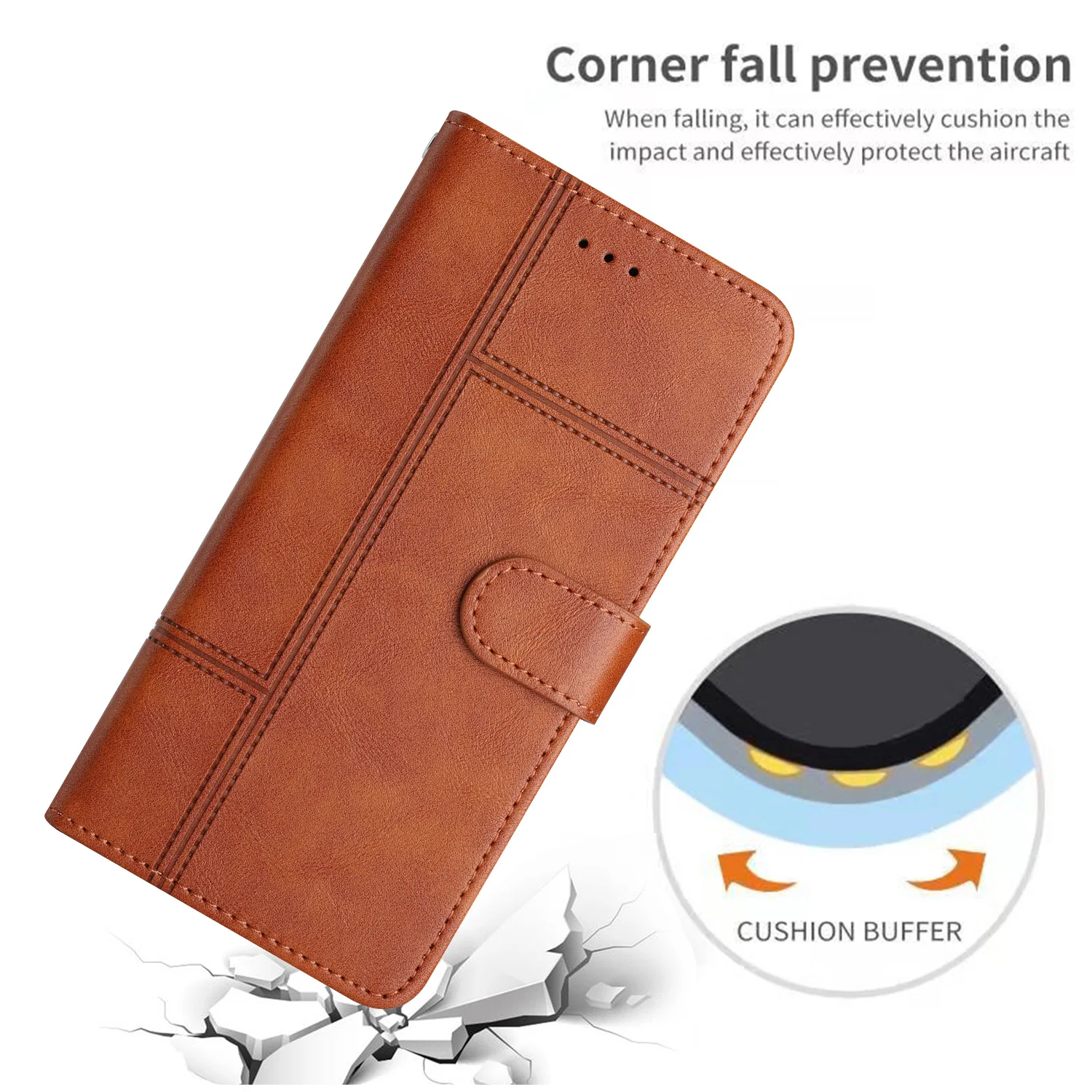 Luxury Wallet Flip Case For Samsung Galaxy J330 J530 J730 J3 J5 J7 2016 A5 2017 A520 A8 A6 Plus A7 2018 A750 Leather Phone Cover