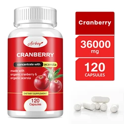 Cranberry Capsules - Urinary Tract Cleansing, Bladder Health, Antioxidant