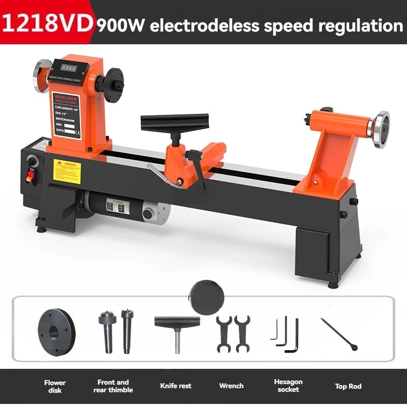 

1218VD CNC Micro Woodworking Lathe DIY Tool for Buddha Bead Craft Specialized Woodcraft Machinery