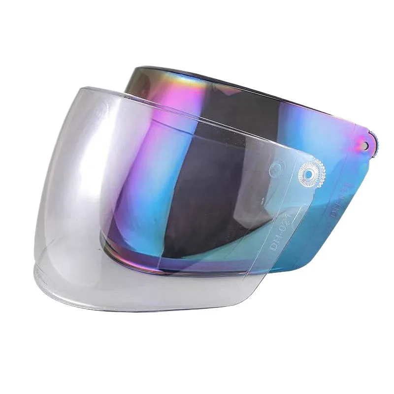 BOX-662 خوذة قناع دراجة نارية ركوب خوذة عدسة الملحقات شفافة مكافحة الضباب اللون مطلي #1