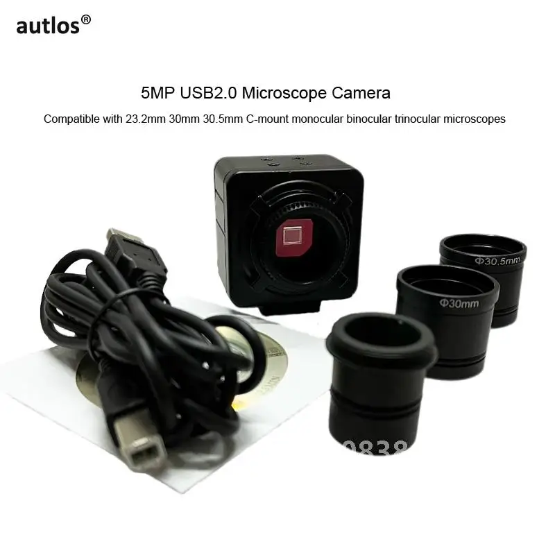 5MP CMOS USB Monocular Binocular Trinocular Microscope Camera Digital Eyepiece HD Industrial Camera for Microscope