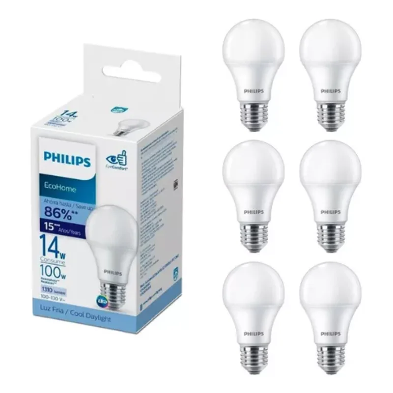 6 14W   6500K household spotlight cold light source set