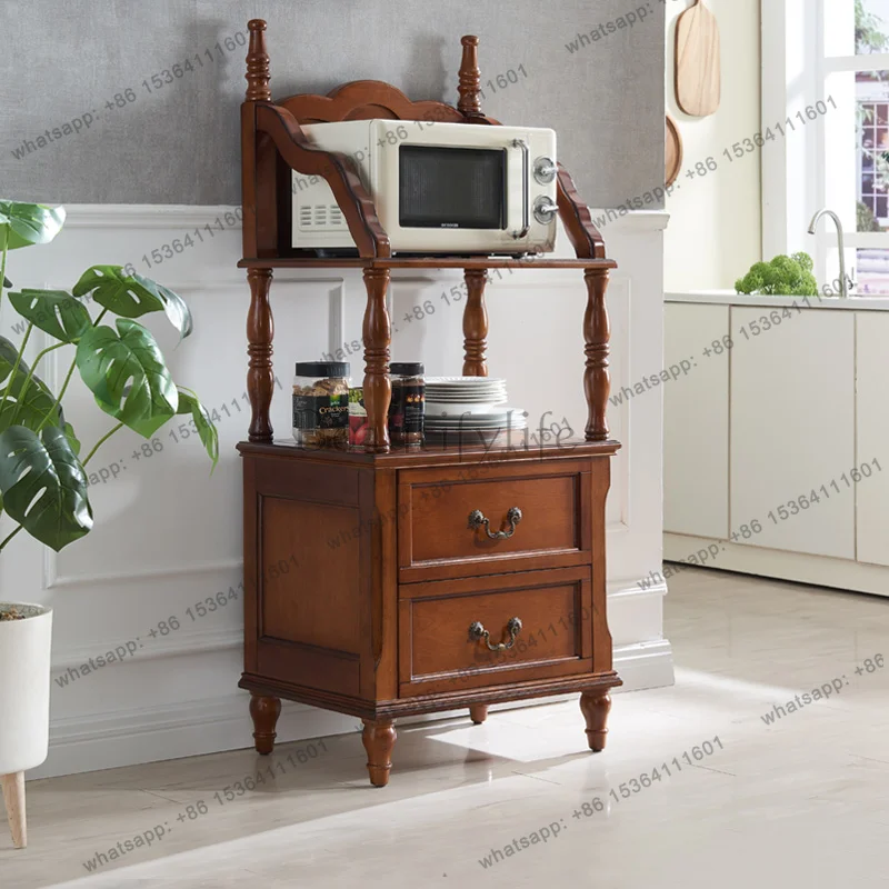 American vintage storage cabinet solid wood oven printer sofa sideboard