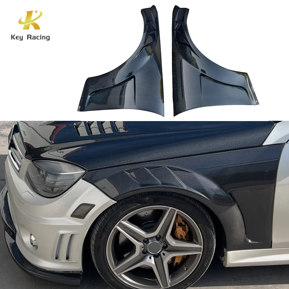 

C63 W204 Front Fenders Carbon Fiber Car Front Side Fenders For Mercedes-Benz C Class W204 C63