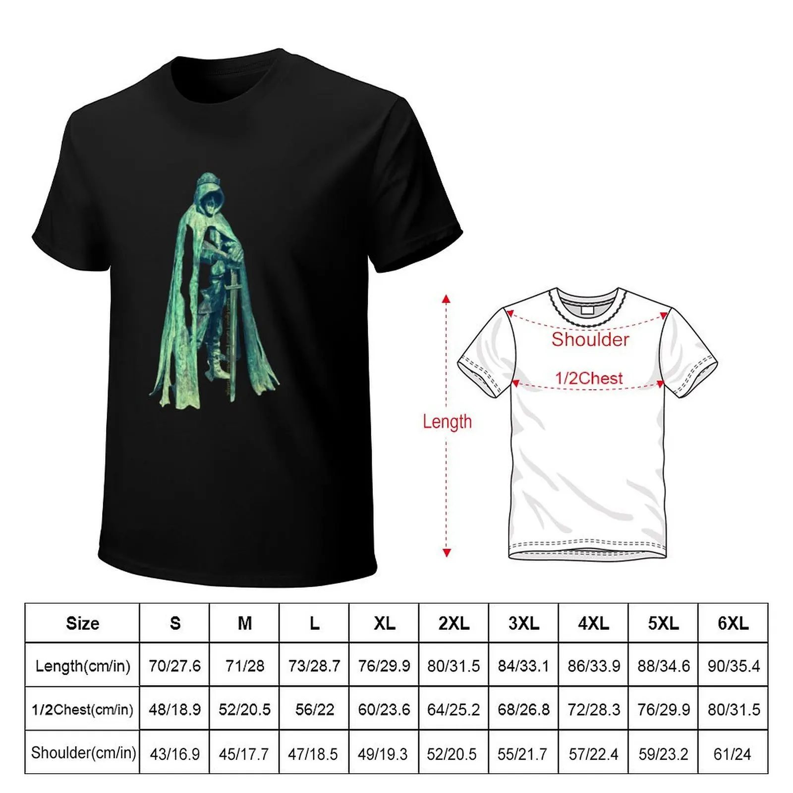 King Arthur Tintagel Cornwall T-Shirt Breathable Lightweight Summer Top