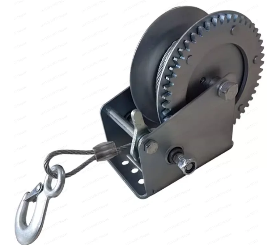 

Miniature small winch hand winch manual lifting hand small crane 3000 pounds