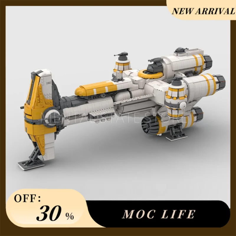 NEW 4907PCS Customized MOC Hammerhead Interstellar Warship Blocks Technology Bricks DIY Creative Assembly Toys Holiday Gifts