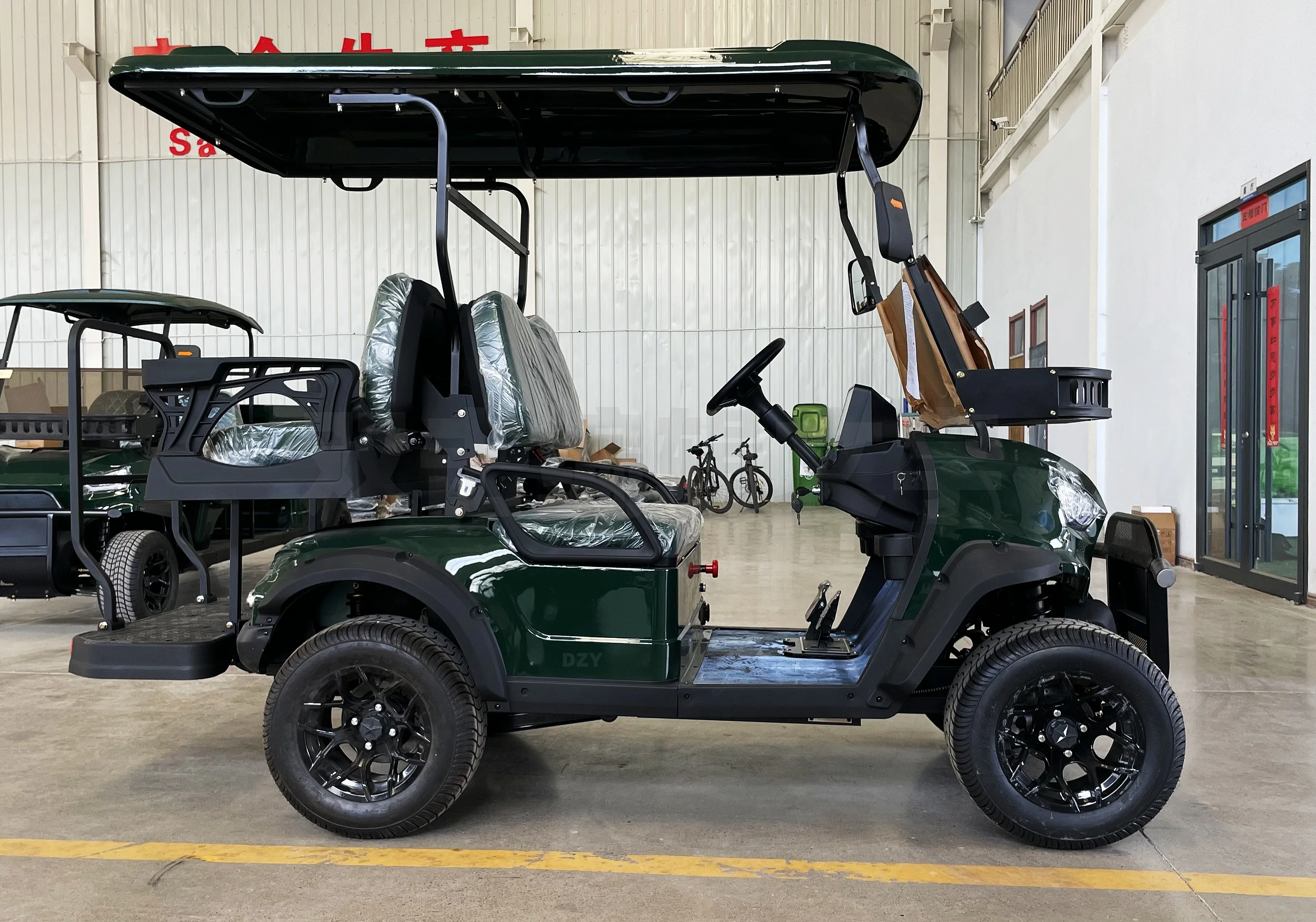 China wholesale off-road 4-seater 48V electric four-wheel vehicle lithium battery electric golf cart