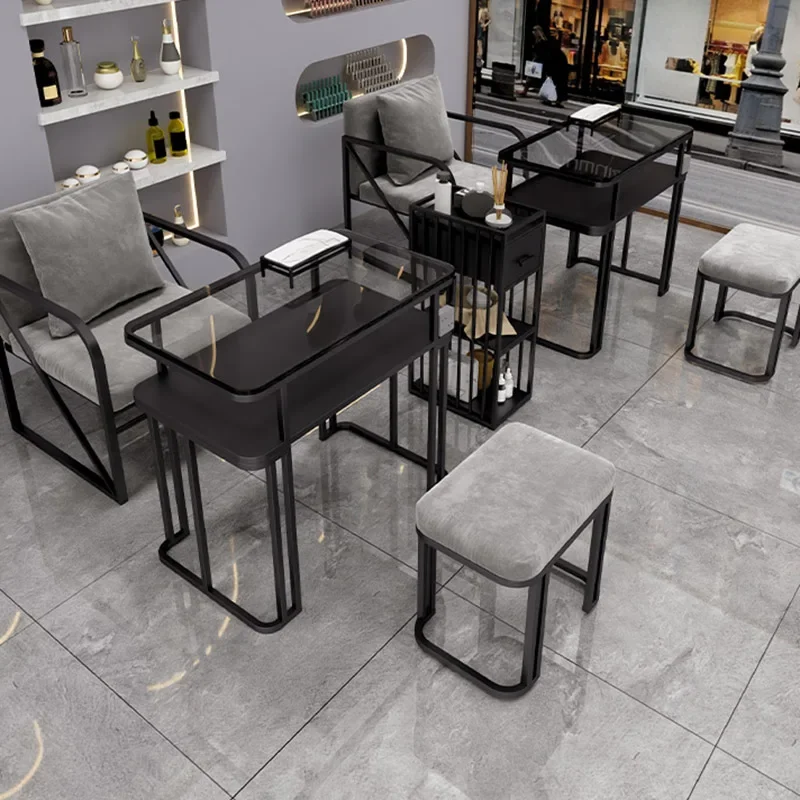 สติ๊กเกอร์ติดโต๊ะทำเล็บสไตล์ยุโรปสุดอินเทรนด์ โต๊ะทำเล็บสไตล์นอร์ดิก สำหรับช่างทำเล็บ โชว์ผลงาน โต๊ะทำเล็บ เฟอร์นิเจอร์ตกแต่งบ้าน