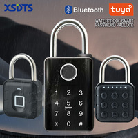 Tuya Password Bluetooth Padlock Touch Screen RFID IC Card Key Home Security Waterproof Cabinet Electronic Bag Luggage Padlock