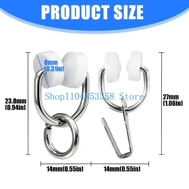 652F مزلق هادئ العدائين متنقل قوافل نافذة السنانير حل التثبيت السريع لاستبدال الستار خالية من المتاعب #6