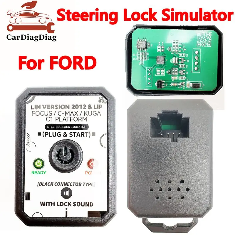 

Эмулятор блокировки рулевого управления для Ford Focus C-Max Kuga C1 Platform 2012 и UP Simulator со звуком Plug and Play Быстрая доставка