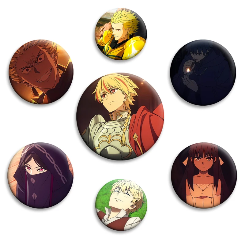 

Anime Fate Strange Fake Soft Button Pins Creative Brooches Character Icon Badges for Clothes Bag Decor Jewelry Accessories Gifts