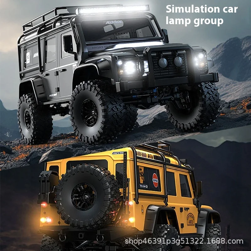 Meijiaxin H8h West V2 Brushless Power Climbing Off Road Vehicle Bloqueio Diferencial Segunda Engrenagem Carro de Controle Remoto Modelo de Carro Rc