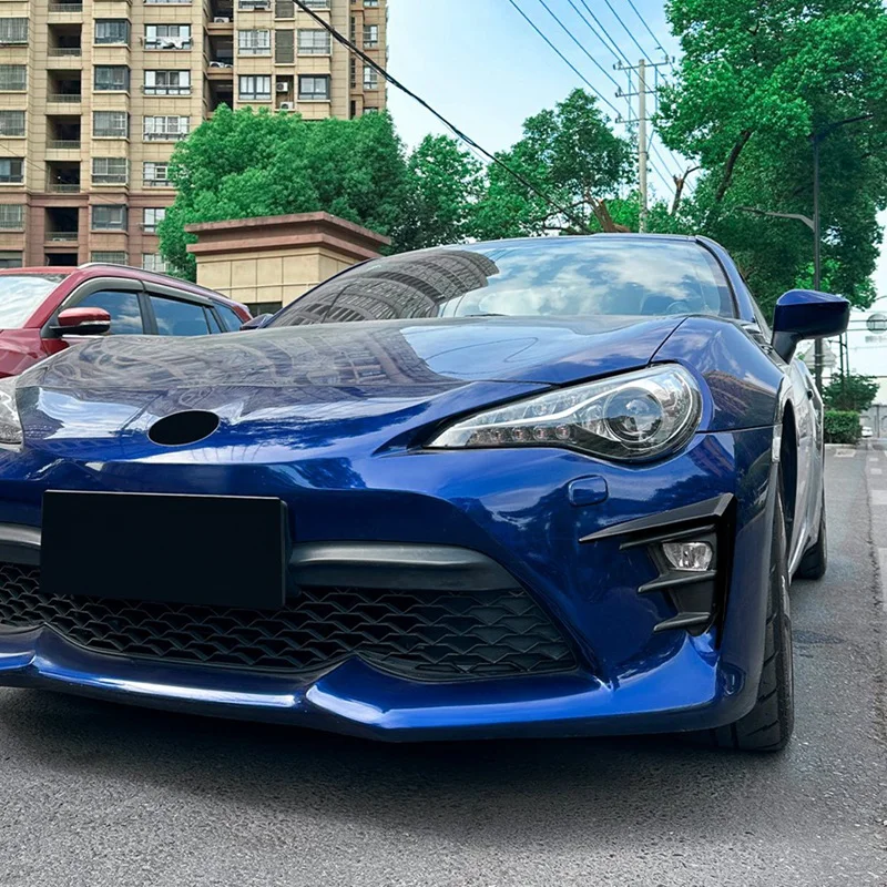Super Sale Front Bumper Lip Fog Lamp Cover Wind Knife for Toyota GT86 2017-2020 Side Spoiler Diffuser Trim Accessories