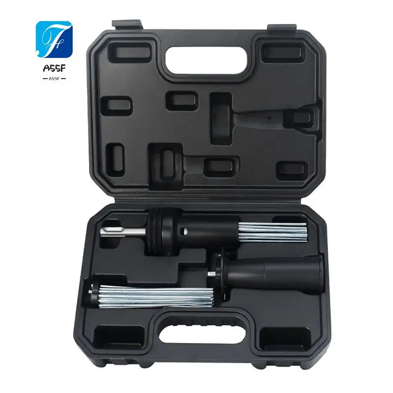 

Игольчатый зачистной инструмент A55F с насадкой SDS Plus для перфоратора, альтернатива пневматическому игольчатому зачистному инструменту, 18-зубчатый электрический игольчатый зачистной инструмент и иглы