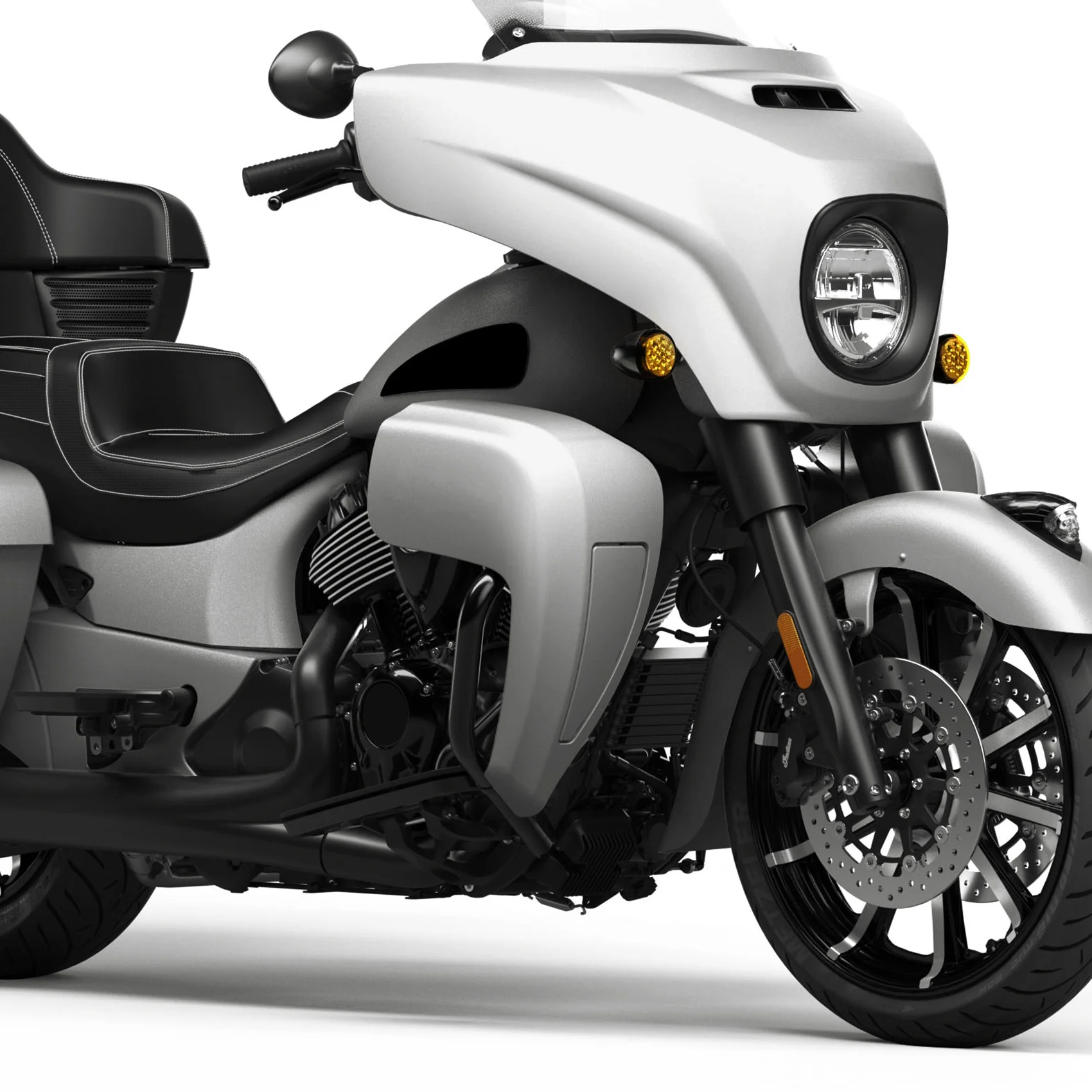 Motorcycle Silver Lower Fairings Assembly For Indian Chieftain Dark Horse 2019-2021 2022 2023 2024