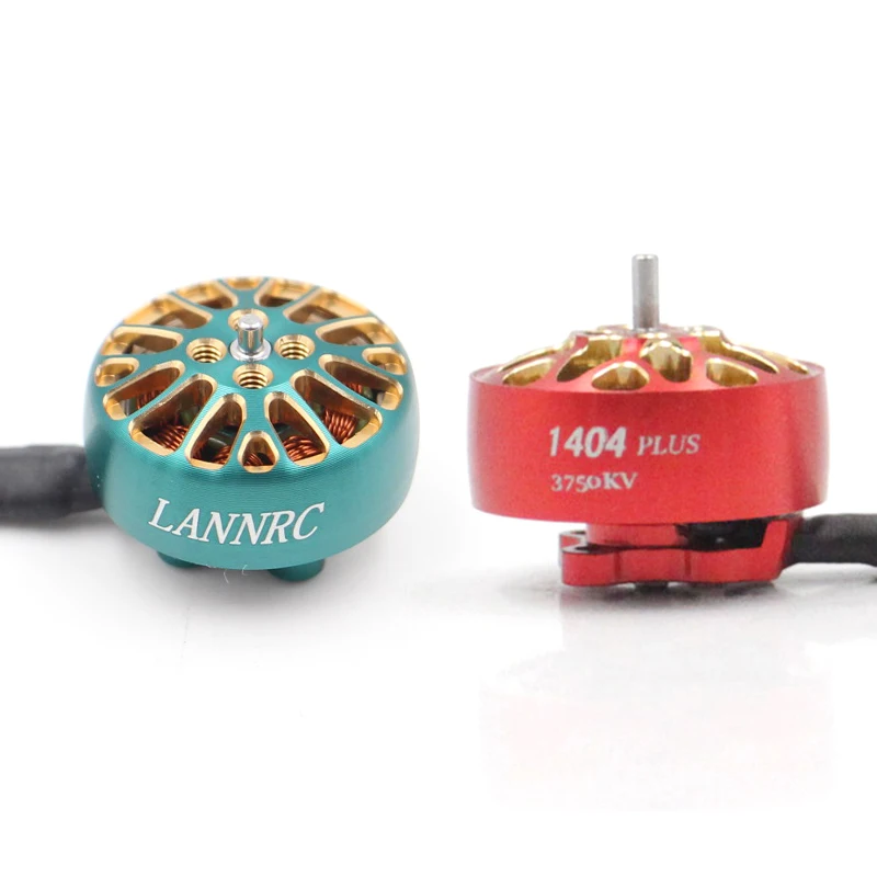 

LANNRC 1404 3750kv 4600kv Brushless Motor 9N12P 3-4S Lipo for 2.5-4inch RC Freestyle Traversing Toothpick Machine Racing Drones