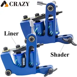 Neue Coil Tattoo Maschine für Liner Shader 10 Wraps Coils Tattoo Pistole für Tattoo liefert