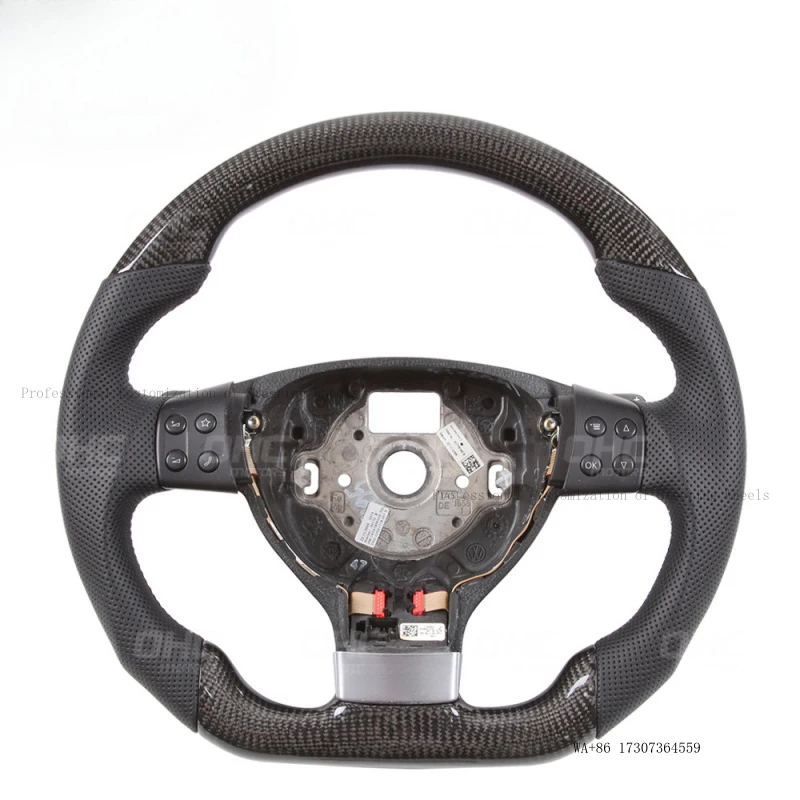 Suitable for VW Golf 5 Jetta MK5 GTIR series carbon fiber steering wheel modification and customization