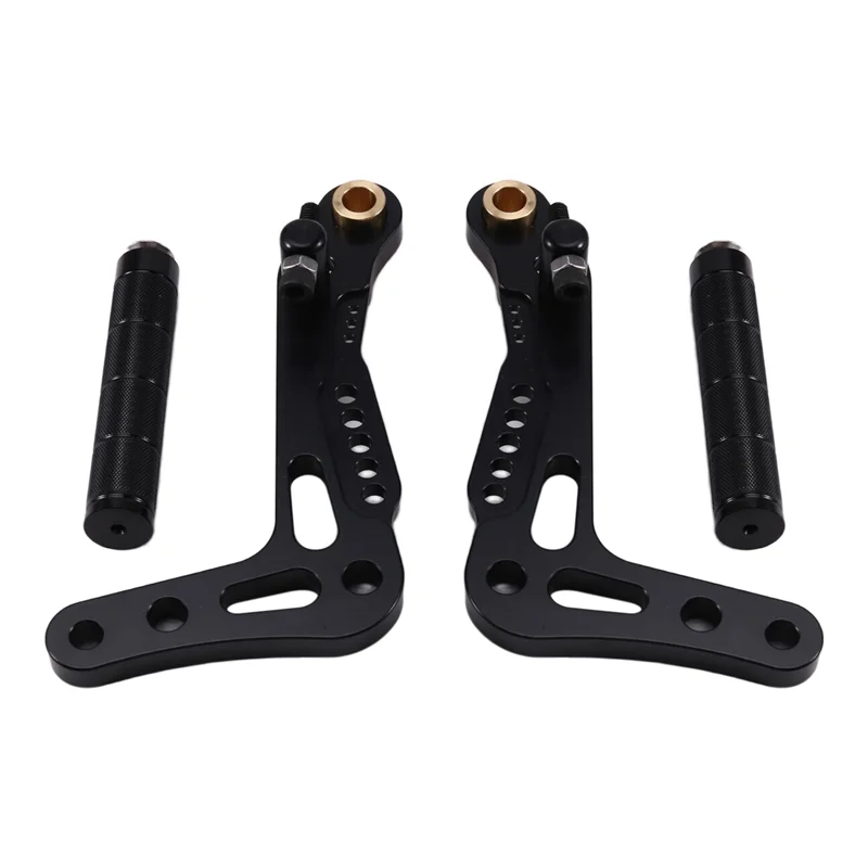 دواسات دواسة الفرامل أوتاد القدم قابلة للتعديل لسباق القدم لدواسات كارت الذهاب مناسبة لدراجة نارية عربة الذهاب