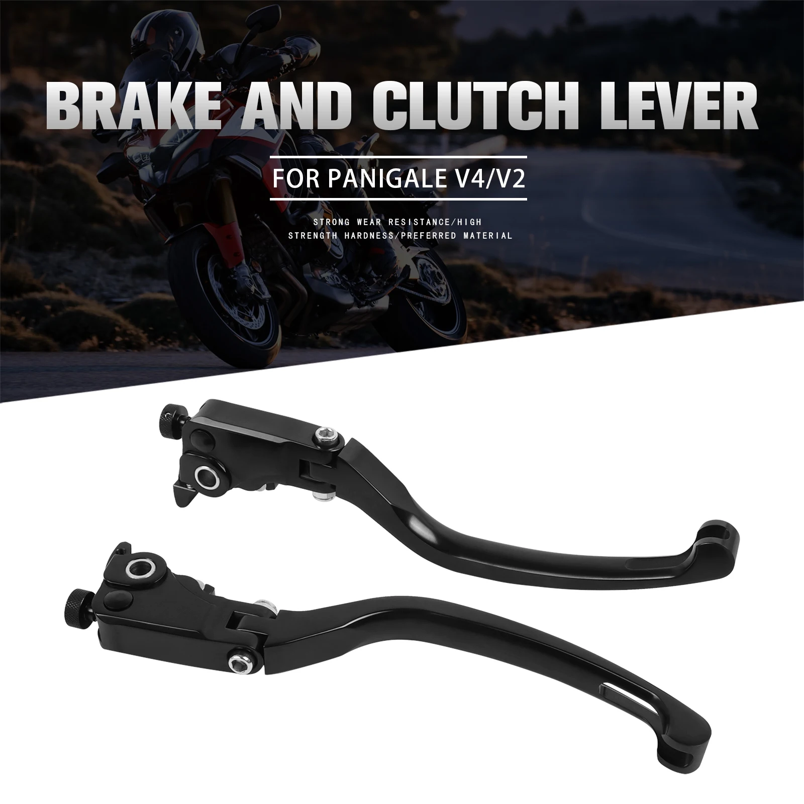 For Ducati Monster 937/950/1200 1199 1299 959 899 Panigale V4 Panigale V2 Motorcycle Brake Clutch Levers Brake Handlebars Lever