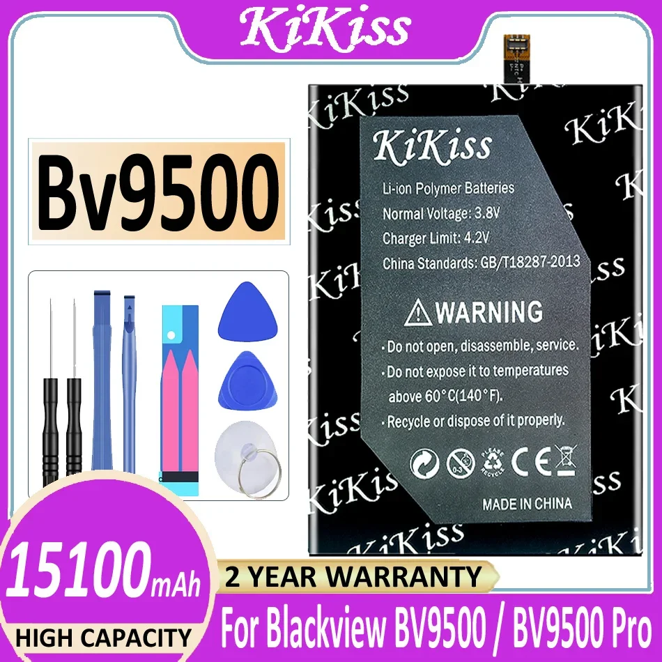 

KiKiss 15100mAh BV 9500 Battery for Blackview BV9500 / BV9500 Pro BV9500Pro MT6763T 536380 Phone Batteries