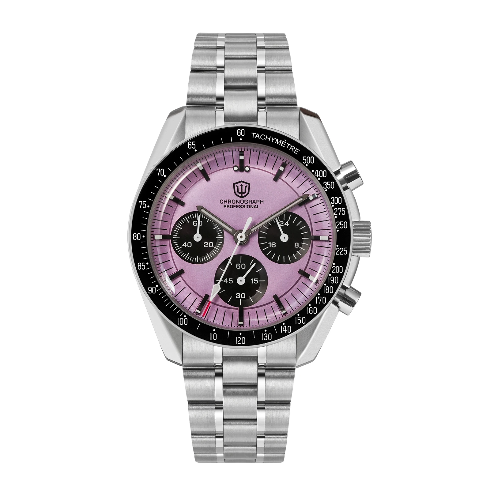 Watchdives WD1863 VK63 Quartz Chronograph Movement Bubble Sapphire