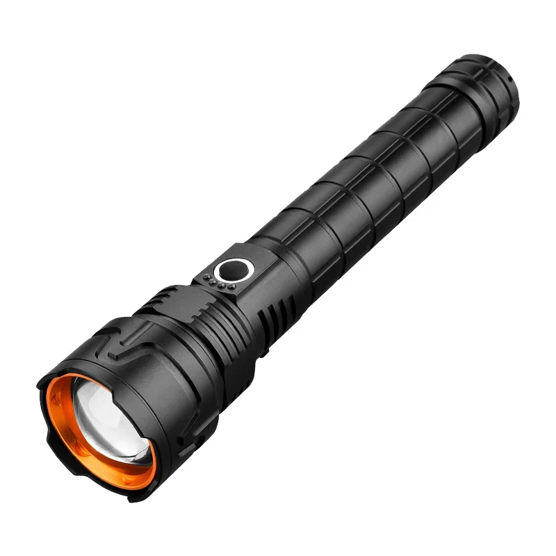 Handheld Torch Outdoor Multi-Functional High Brightness LED Rechargeable Flashlight Powerful Portable Work Light