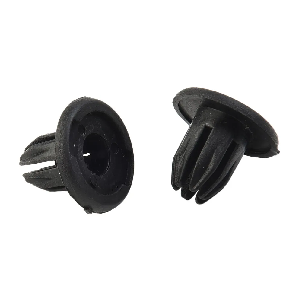 10mm Rivet Clip Moulding Nylon Accessories Panel Assortment Pin Black Body Push Bumper Retainer Screw Car Door