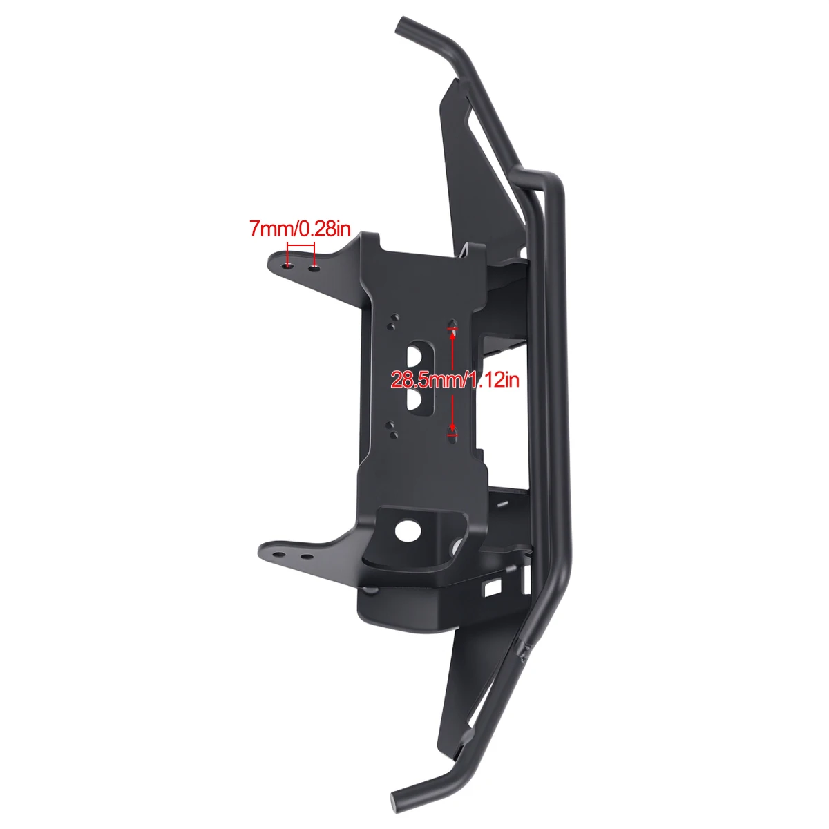 DashRC Metal Front Bull Bar Bumper for 1/10 TRX4 Bronco RC Crawler view 5