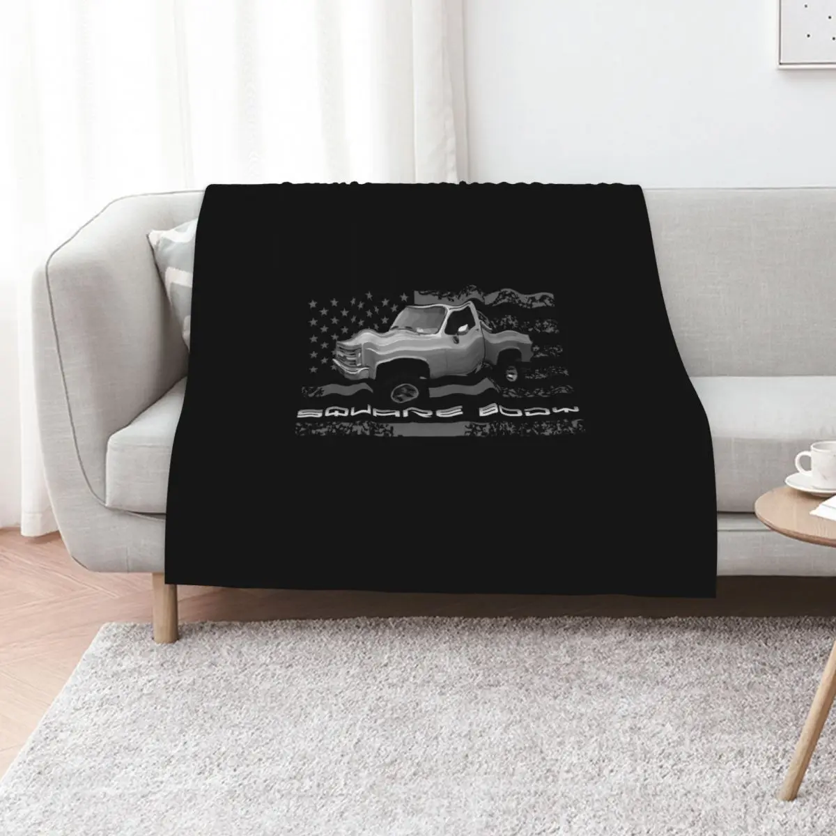 1985 K10 Square Body Pickup Truck Throw Blanket Luxury Brand Plaid Sofa Quilt Decorative Sofas bed plaid for babies Blankets