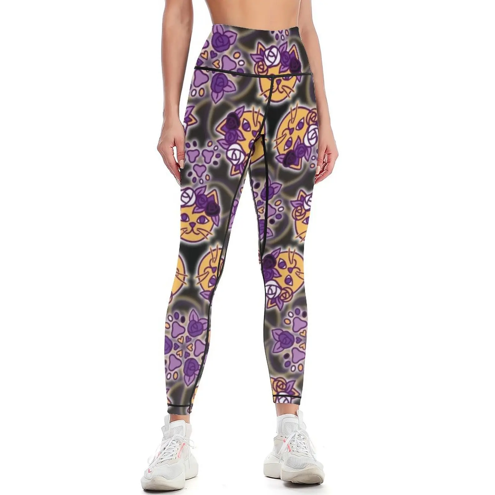 

Nonbinary Cats Leggings gym womans sport pants Womens Leggings