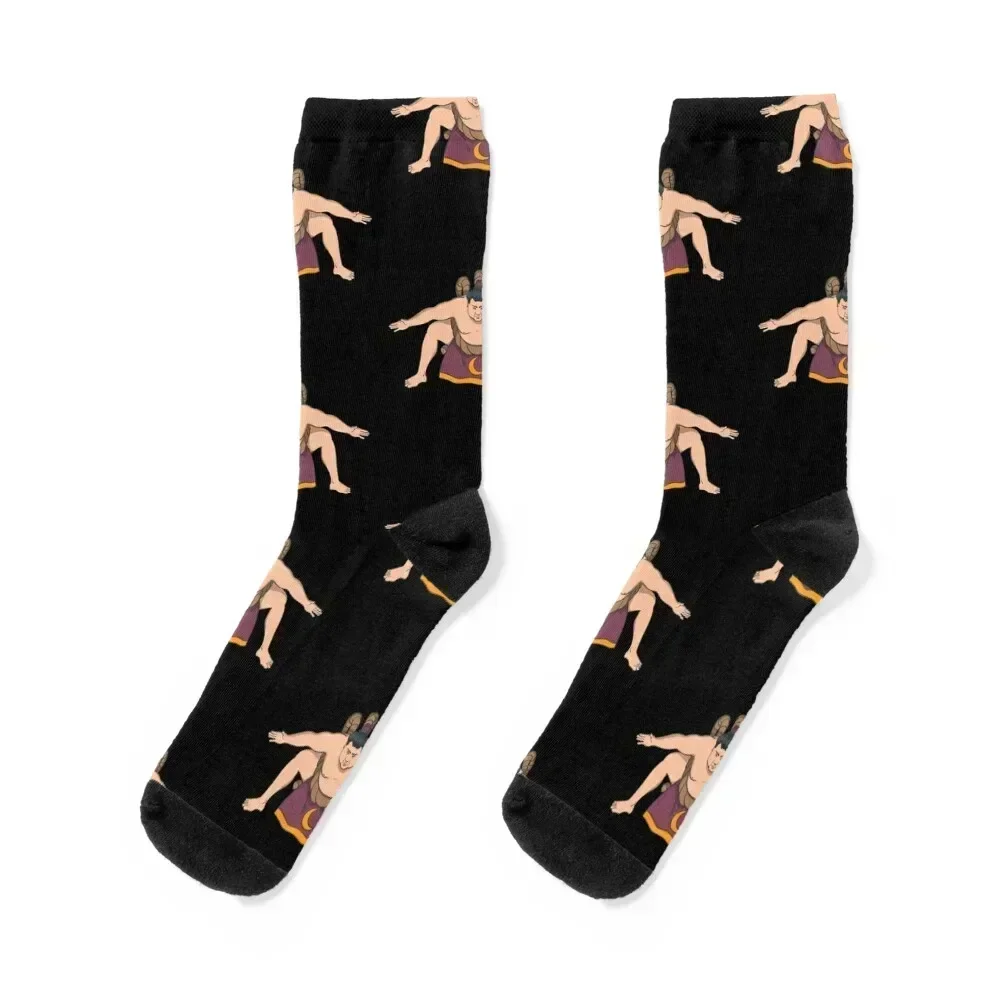 

Sumo wrestler Socks custom summer basketball cycling Women's Socks Men's