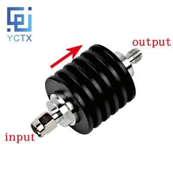 10W SMA Type Attenuator DC-3G/4G/6GHZ 1/2/3/5/6/10/15/20/30db/40db/50db SMA RF coaxial Power plug Male to jack Female 50ohm