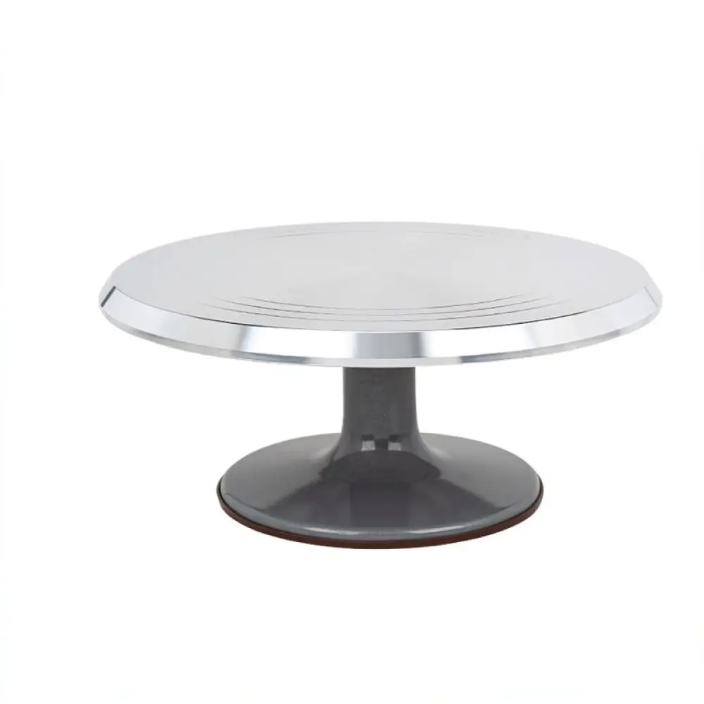 Rotating Cake Decorating Turntable Aluminum Alloy Stand Smooth Spinner For Baking Pastry Crafting Kitchen Gadget Supplies