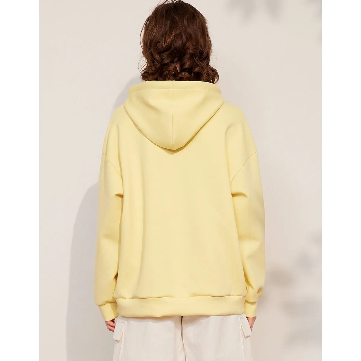 LOUIS YAO Cartoon Embroidered Women's Hoodie 2025 Spring Autumn Fashion Age Reducing Casual Loose Sweatshirts Long Sleeved Top