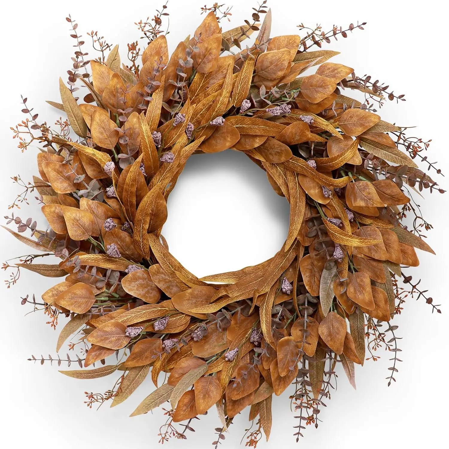 autumn-harvest-thanksgiving-wreath-dried-leaves-door-hanging-for-fall-halloween-home-decoration