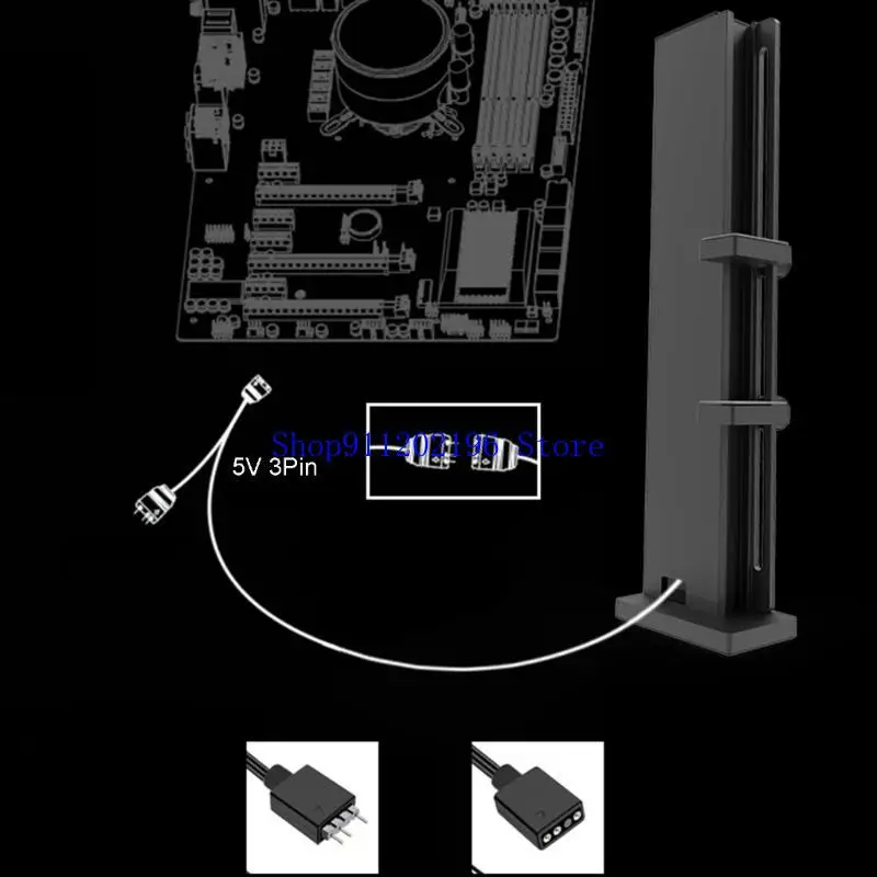 

P82A 5V ARGB HOPSCARD HOSTER CRAND HOLDER HOLDER Владелец видеокарты видеокарты