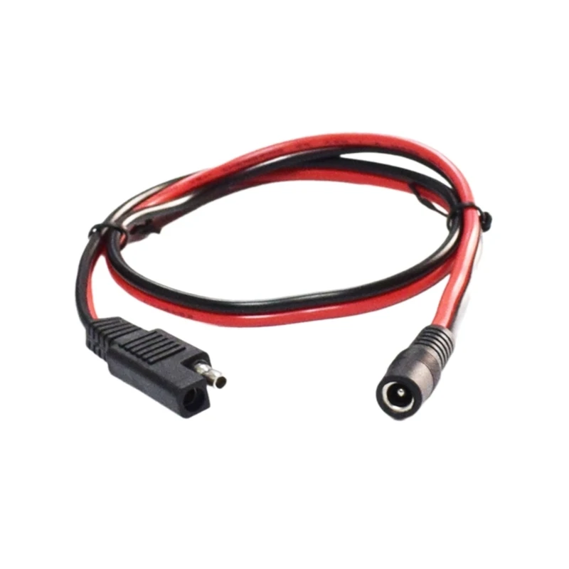 

SAE to DC5.5x2.1mm Female Converter Adapters Cable, SAE to DC5521 Connection for Car Motorcycles Power Cord