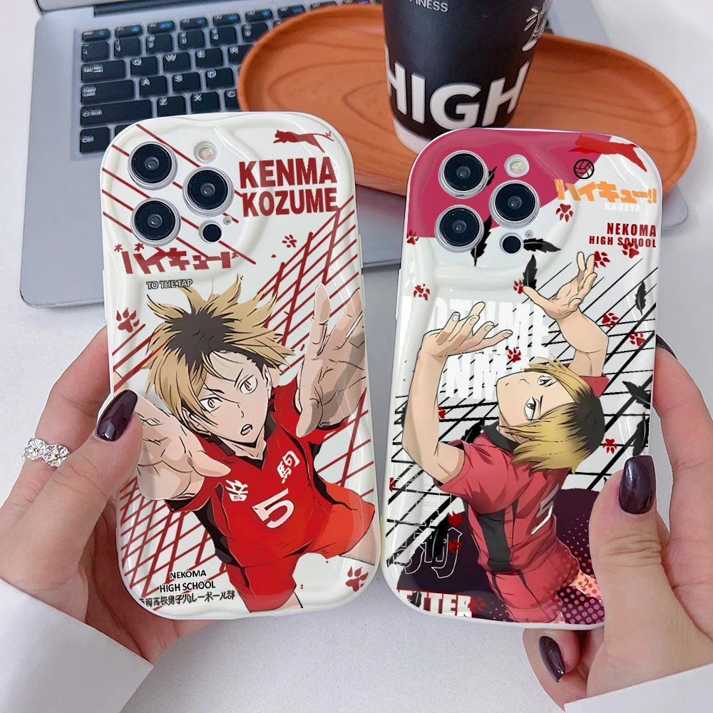Haikyuus Hinatas Shoyo Phone Case for Samsung Galaxy A57 A56 A55 A54 A53 A52 A37 A26 A25 A17 A16 A07 A06 4G 5G 3D Wave Cover
