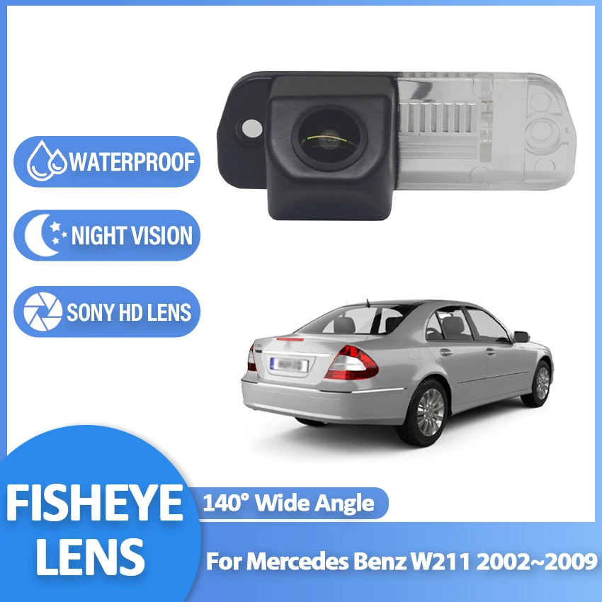 

HD CCD Waterproof Rear View Camera For Mercedes Benz W211 2002 2003 2004 2005 2006 2008 2009 Reverse BackUp Parking Camera