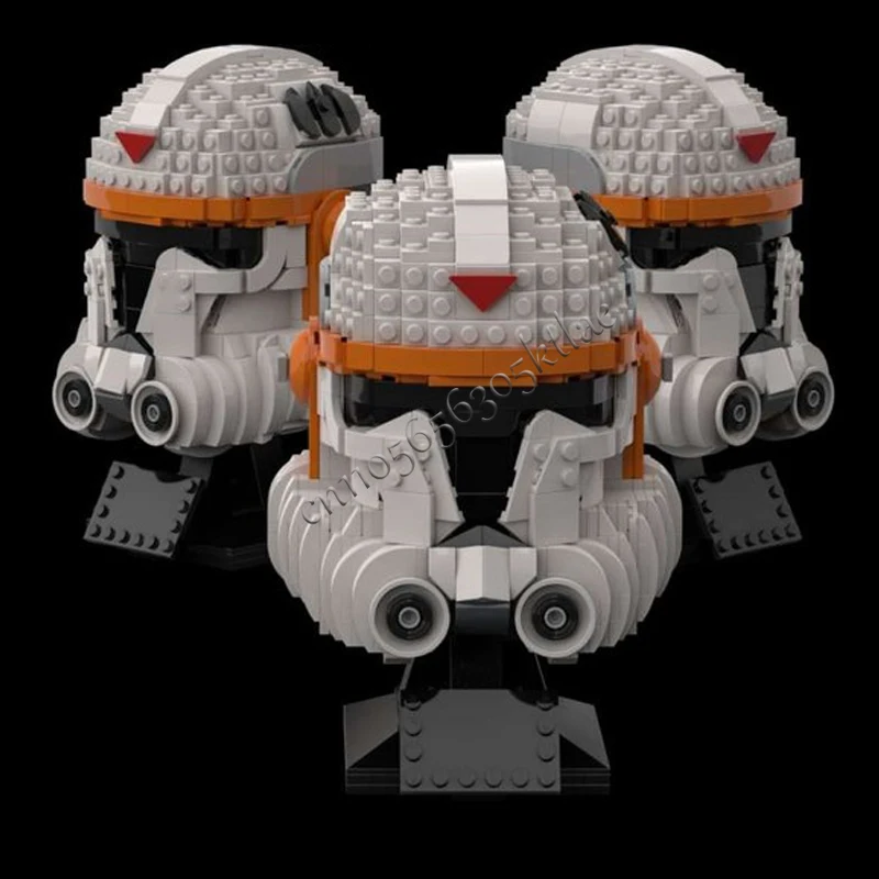 914PCS Space Battle Bad Batches Helmet Clone Boil Star Movie Ultimate Collection Buil Custom Architecture DIY Model Toys Gifts