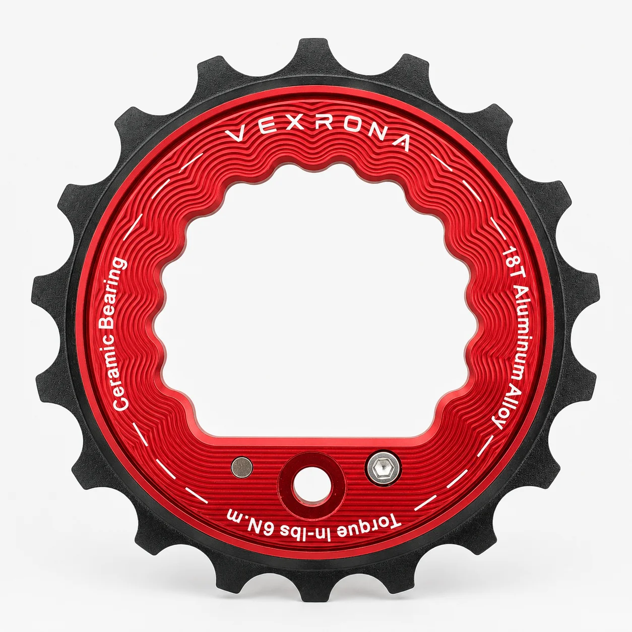 VEXRONA Rennrad 18T Hohlkassettenlaufrad mit Keramiklager für Shimano R8000 R7000 L-TWOO ERX ER9 R9 R7 Schaltwerk